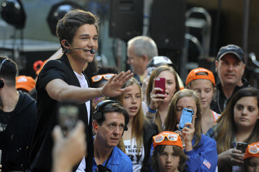 Austin Mahone in der NBC-Show 'Today', New York