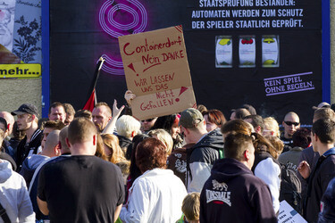 Neonazi Demo, Berlin