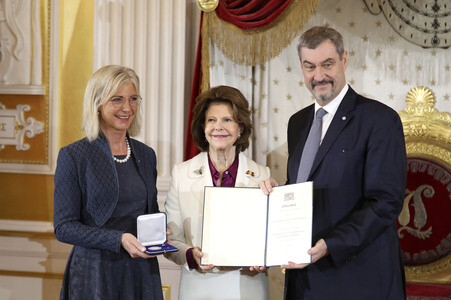 Besuch von Königin Silvia von Schweden in München