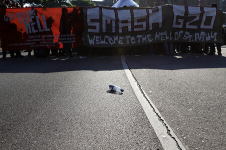 'G20 Welcome to Hell' Demo in Hamburg