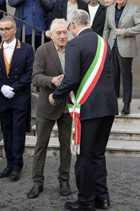 Verleihung des Lupa Capitolina an Robert De Niro in Rom