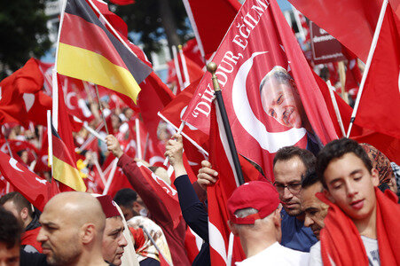 Erdogan-Demo in Köln
