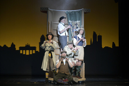 Theaterprobe 'Erich und die Detektive' in Berlin