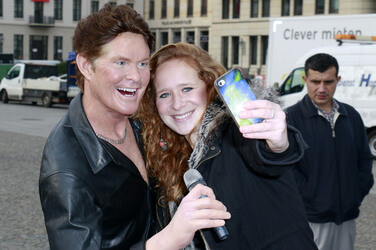 Launch der Wachsfigur von David Hasselhoff, Berlin