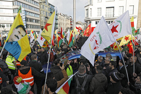 Kurden-Demo in Köln