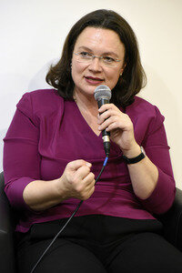 Andrea Nahles auf der Frankfurter Buchmesse 2017