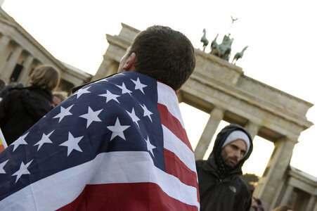 Protest gegen Donald Trump in Berlin