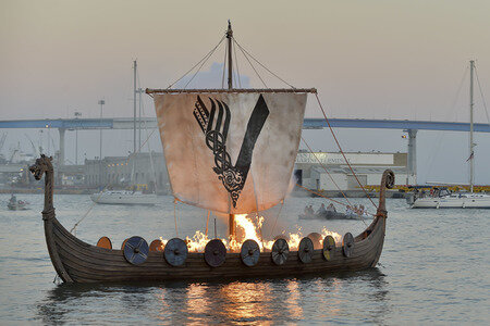 'Vikings' Beisetzungszeremonie auf der San Diego Comic-Con International 2017