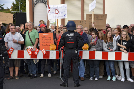 AfD Veranstaltung in Rodgau-Dudenhofen