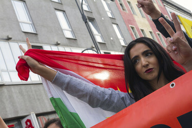 'Berlin ist Kobane' Demonstration, Berlin