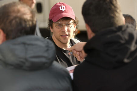 Ankunft von Jesse Eisenberg auf dem San Sebastian International Film Festival 2026