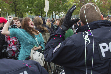 Gegendemonstration zum 'Marsch für das Leben', Berlin