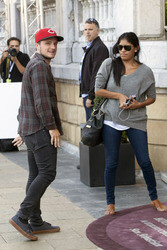 Ankunft von Josh Hutcherson auf dem San Sebastian Film Festival 2014