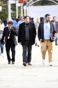 Aki Kaurismäki auf dem San Sebastian Film Festival 2017