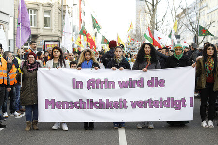Kurden-Demo in Köln