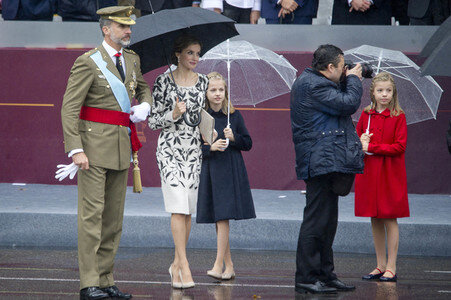 Militäparade zum Nationalfeiertag in Madrid