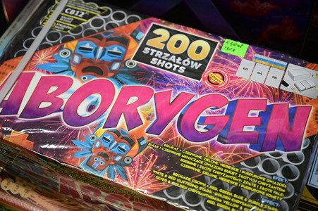 Symbolfoto Feuerwerk aus Polen