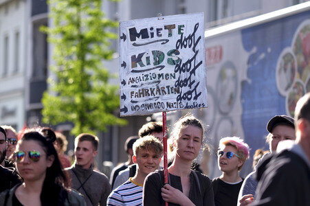 1. Mai Demo im Wedding in Berlin