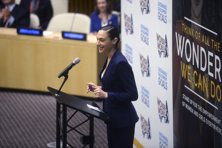 Ernennung von Wonder Woman zur UN-Botschfterin in New York