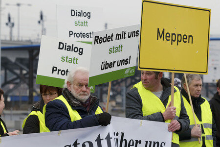 Demonstration 'Wir haben es Satt!' in Berlin