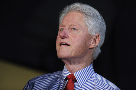 Wahlkampfrede von Bill Clinton in Edison