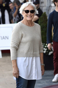 Ankunft von Glenn Close auf dem San Sebastian Film Festival 2017