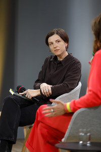 Dorothee Elmiger auf der Frankfurter Buchmesse 2025 in Frankfurt