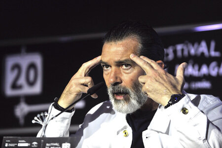 Pressekonferenz mit Antonio Banderas auf dem Malaga Film Festival 2017