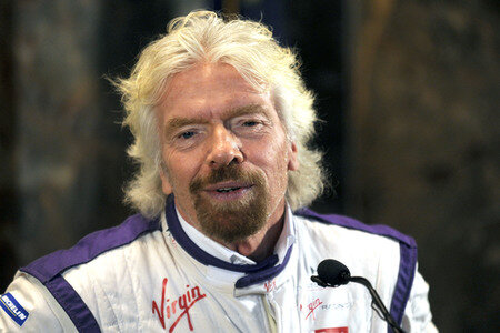 Empire State Building Lighting Ceremony mit Richard Branson in New York