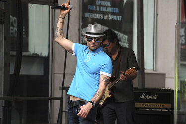 Gin Blossoms live bei der FOX & Friends All American Concert Series, New York