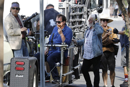 Dreharbeiten zu 'Once Upon a Time in Hollywood' in Burbank