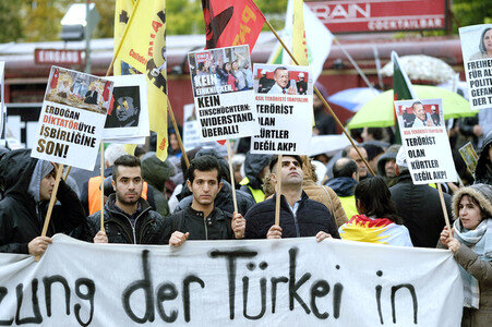 Kurden-Demo in Berlin