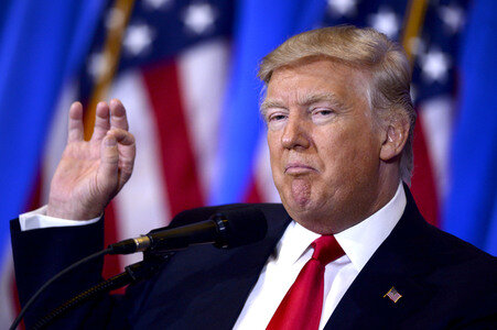 Donald Trump Pressekonferenz in New York