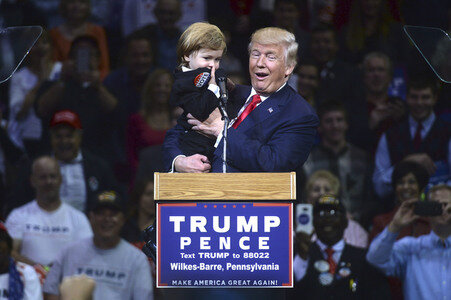 Donald Trump Wahlkampfveranstaltung in Wilkes-Barre