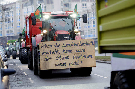 Demonstration 'Wir haben es Satt!' in Berlin