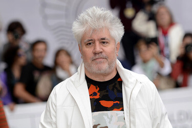 Ankunft von Pedro Almodóvar auf dem San Sebastian Film Festival 2014
