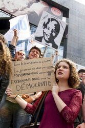 Demonstration gegen die Front National, Paris