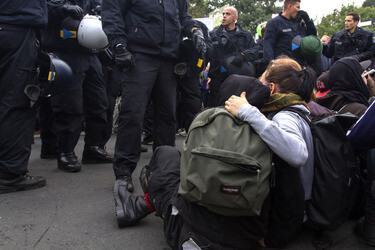 Gegendemonstration zum 'Marsch für das Leben', Berlin