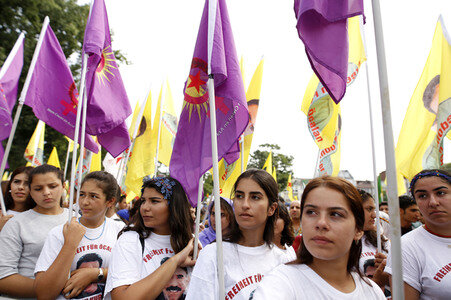 Kurden Großdemo in Köln