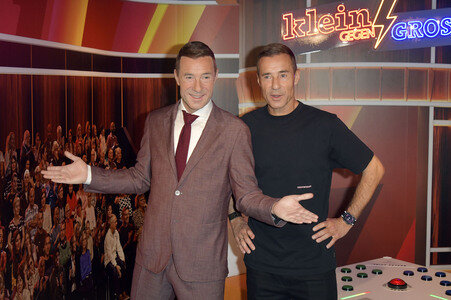 Kai Pflaume bei der Präsentaion seiner Wachsfigur in Berlin