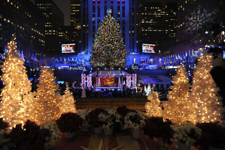 Rockefeller Center Christmas Tree Lighting Ceremony in New York