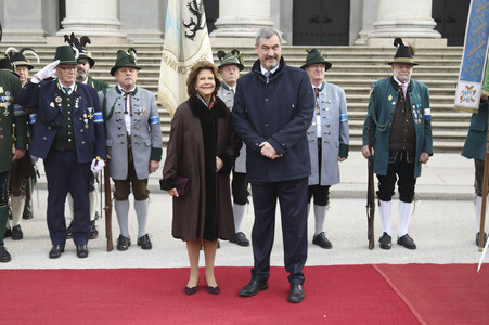 Besuch von Königin Silvia von Schweden in München