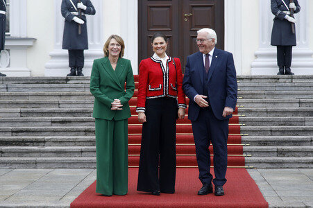 Begrüßung der Kronprinzessin Victoria von Schweden in Berlin