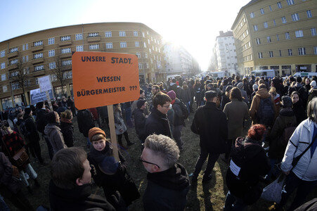 Studentendemo in Berlin