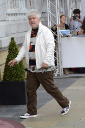 Ankunft von Pedro Almodóvar auf dem San Sebastian Film Festival 2014
