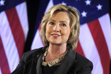 Hillary Clinton spricht in New York