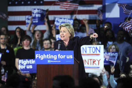 Walkampfrede von Hillary Clinton in New Jersey