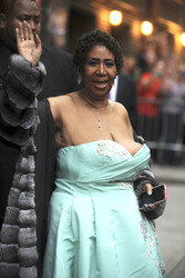 Aretha Franklin bei der 'Late Show with David Letterman', New York