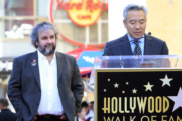 Peter Jackson erhält einen Stern auf dem Hollywood Walk of Fame, Los Angeles