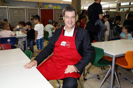 Schulfrühstück der Organisation brotZeit e.V. in München